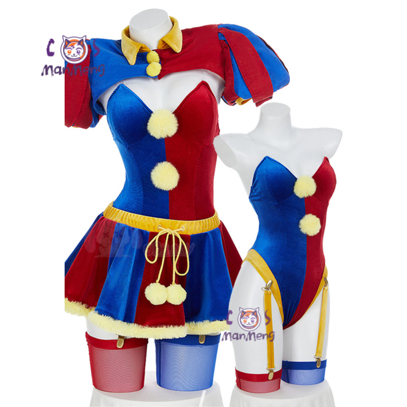Anime Cosplay Jumpsuit - Anime incrível coringa menina circo digital