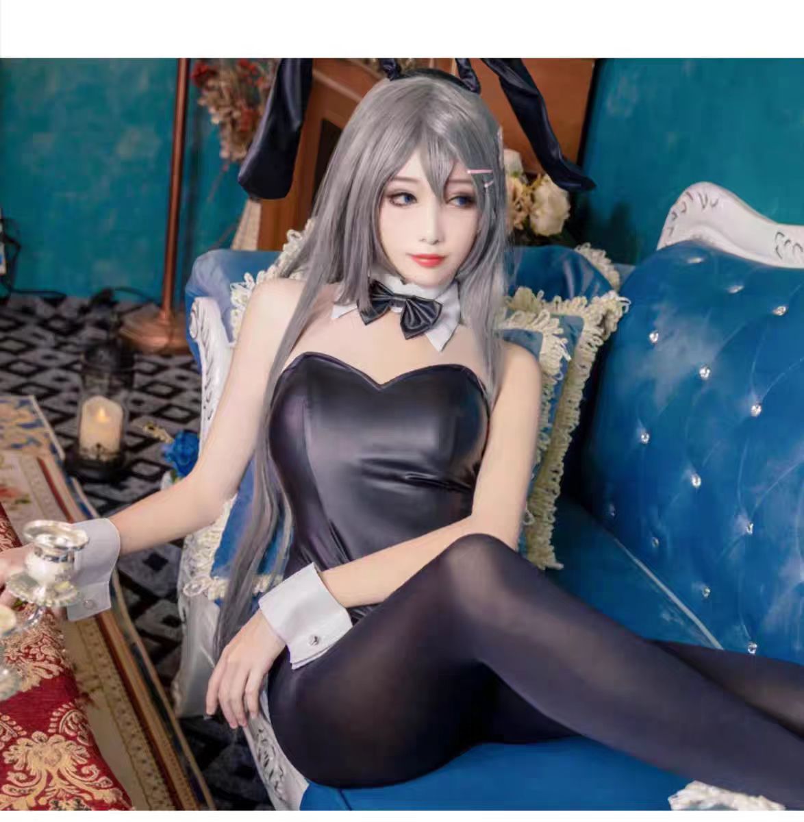 Anime Cosplay Jumpsuit - Sexy coelho menina sakurajima mai cosplay