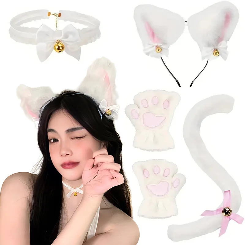 Anime Cosplay Idea - Conjunto de 5 peças: luvas de