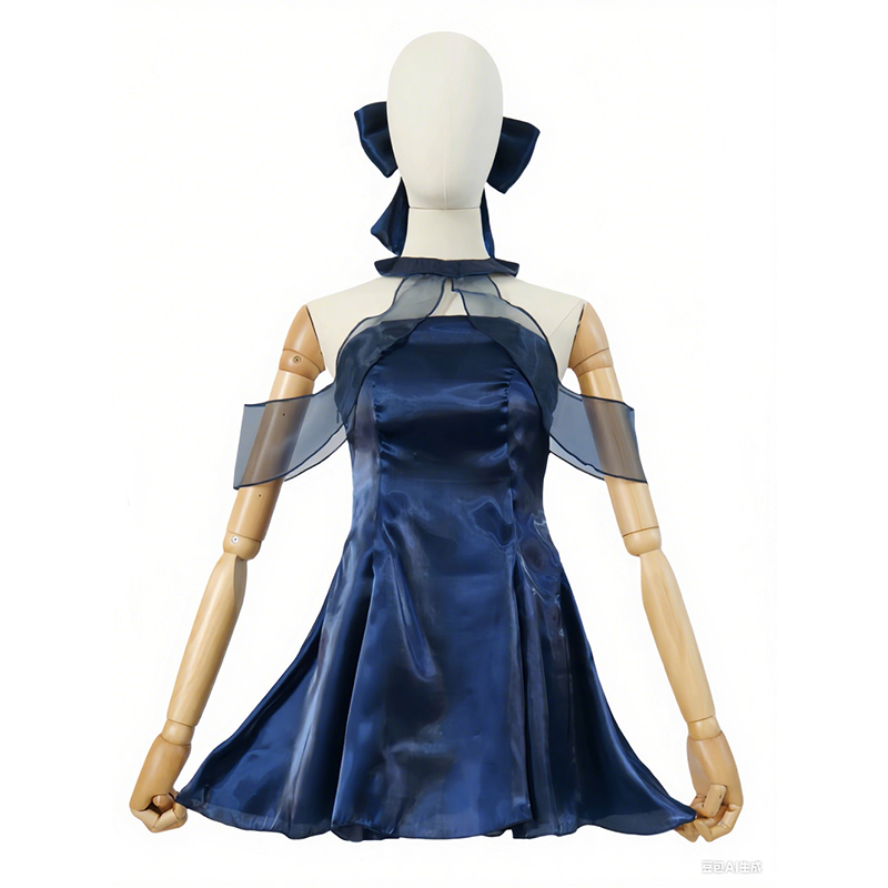 Arquivo azul chunxiang vestido - Anime Cosplay Blue Hair avaliação e preço