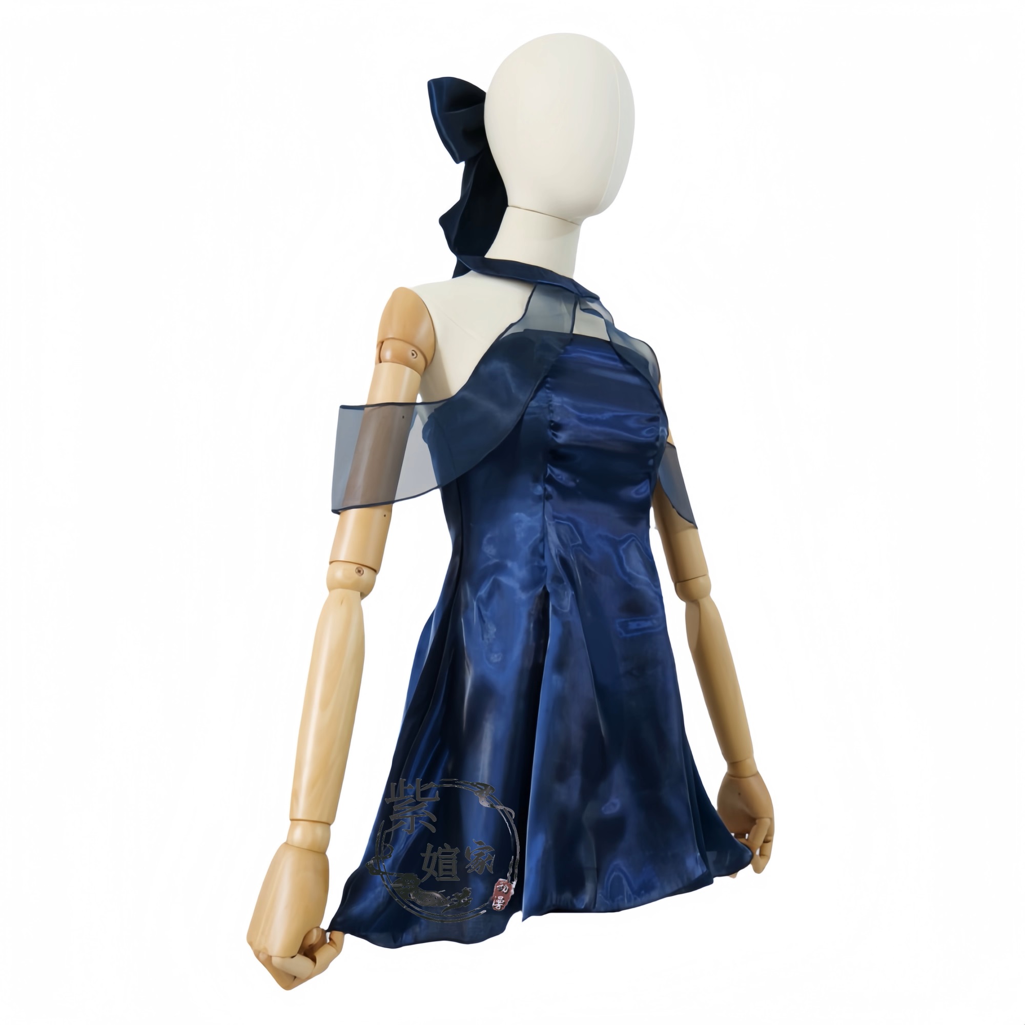 Arquivo azul chunxiang vestido - Anime Cosplay Blue Hair avaliação e preço