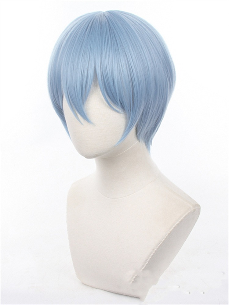 Peruca Cosplay Anime Blue Lock - Anime Cosplay Blue Hair avaliação e preço