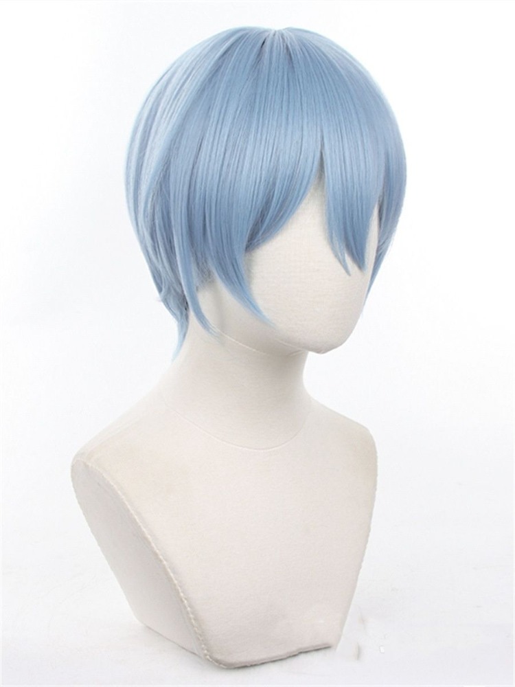 Peruca Cosplay Anime Blue Lock - Anime Cosplay Blue Hair avaliação e preço