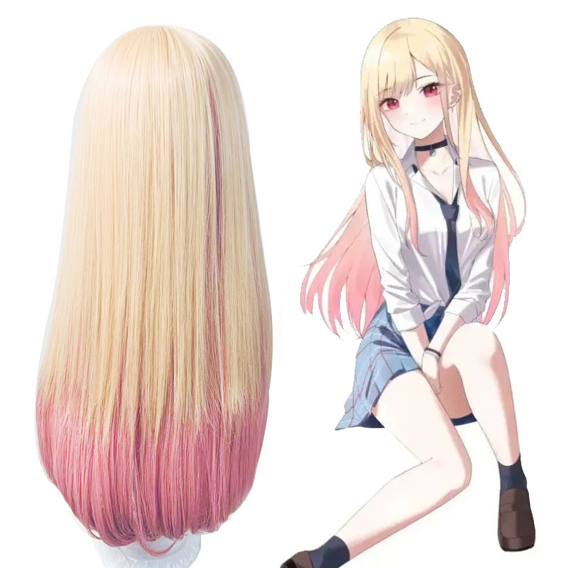 Peruca de Cosplay da Marin Kit - Kitagawa Anime Cosplay avaliação e preço