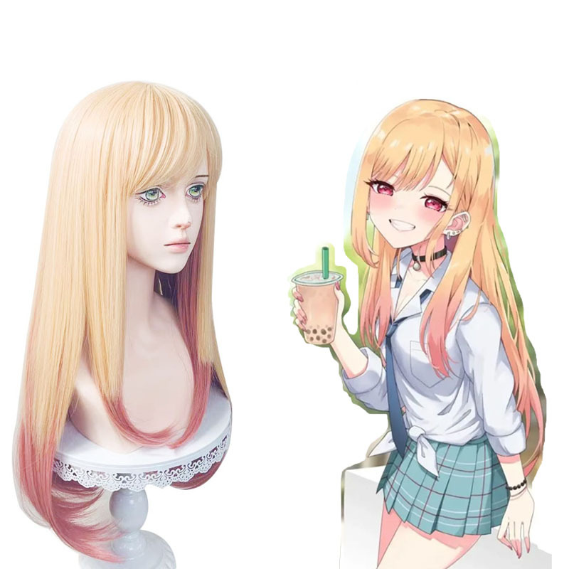 Peruca de Cosplay da Marin Kit - Kitagawa Anime Cosplay avaliação e preço