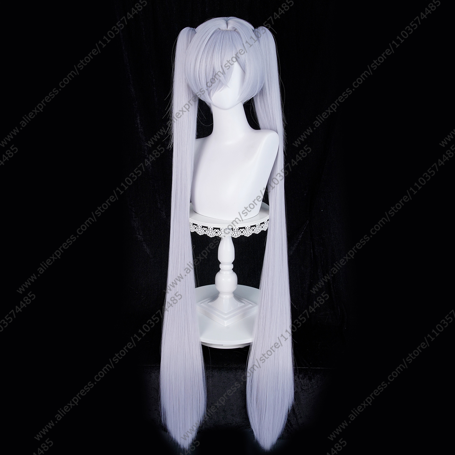Perucas de cosplay da Cinderel - Anime Cosplay Blue Hair avaliação e preço