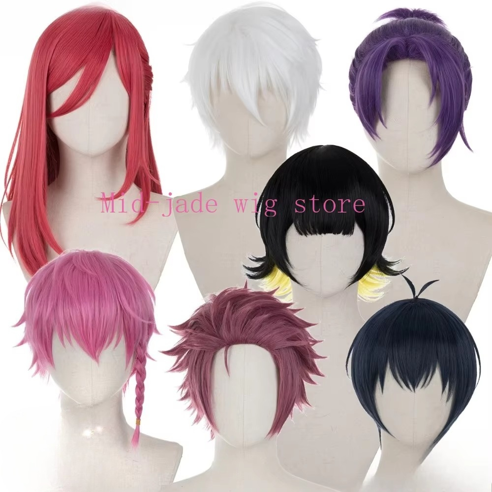 Peruca Cosplay Sae Itoshi Azul - Anime Cosplay Blue Hair avaliação e preço