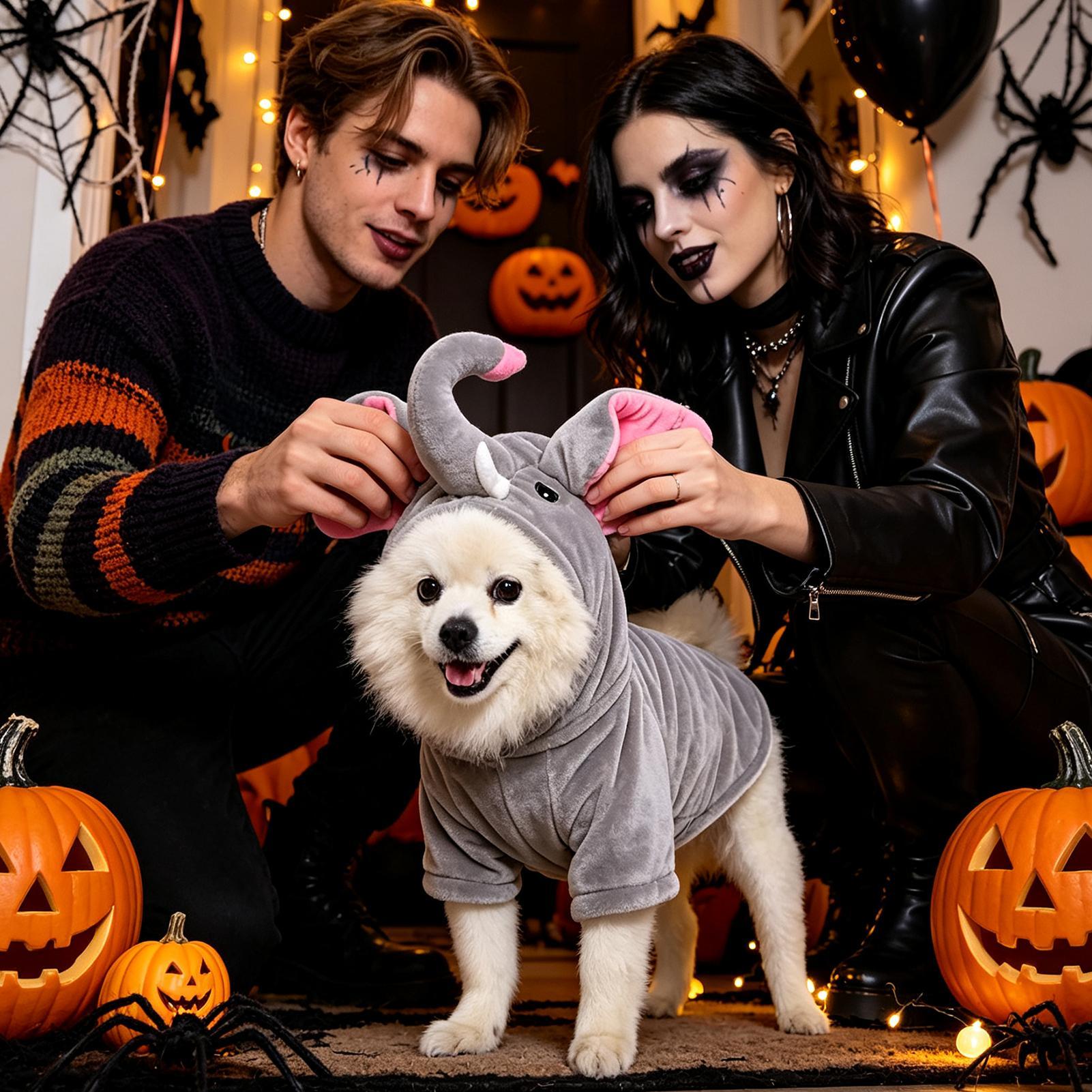 Fantasias para cães, para fest - Anime Cosplay Idea avaliação e preço