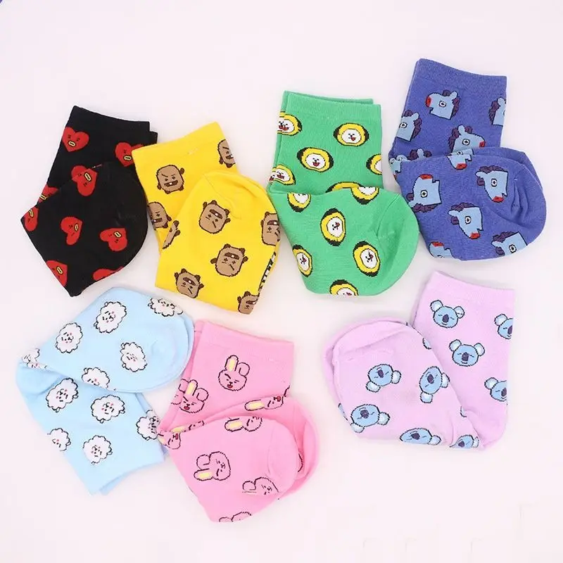Meias de cano médio BT21 Koya  - Anime Cosplay Couple avaliação e preço