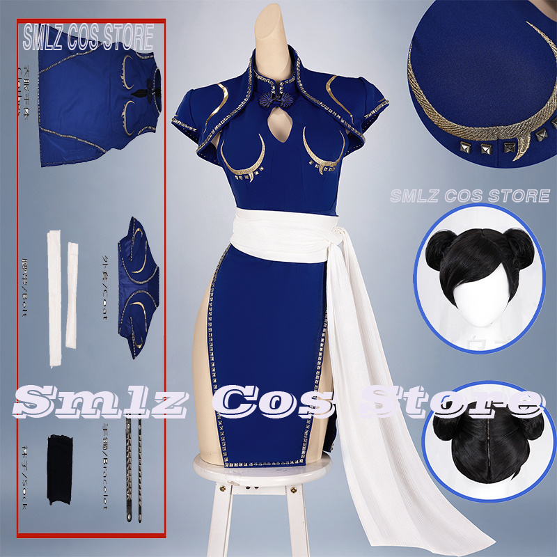 Fantasia de Cosplay da Chun-Li - Anime Cosplay Ladies avaliação e preço