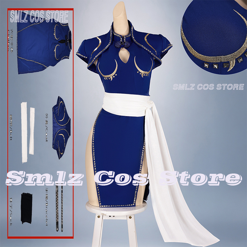 Fantasia de Cosplay da Chun-Li - Anime Cosplay Ladies avaliação e preço