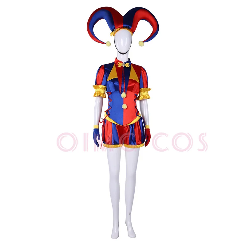 Fantasia de Cosplay Pomni do C - Anime Cosplay Jumpsuit avaliação e preço