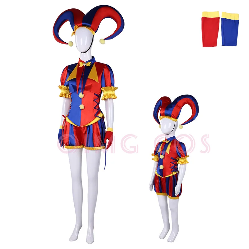 Fantasia de Cosplay Pomni do C - Anime Cosplay Jumpsuit avaliação e preço